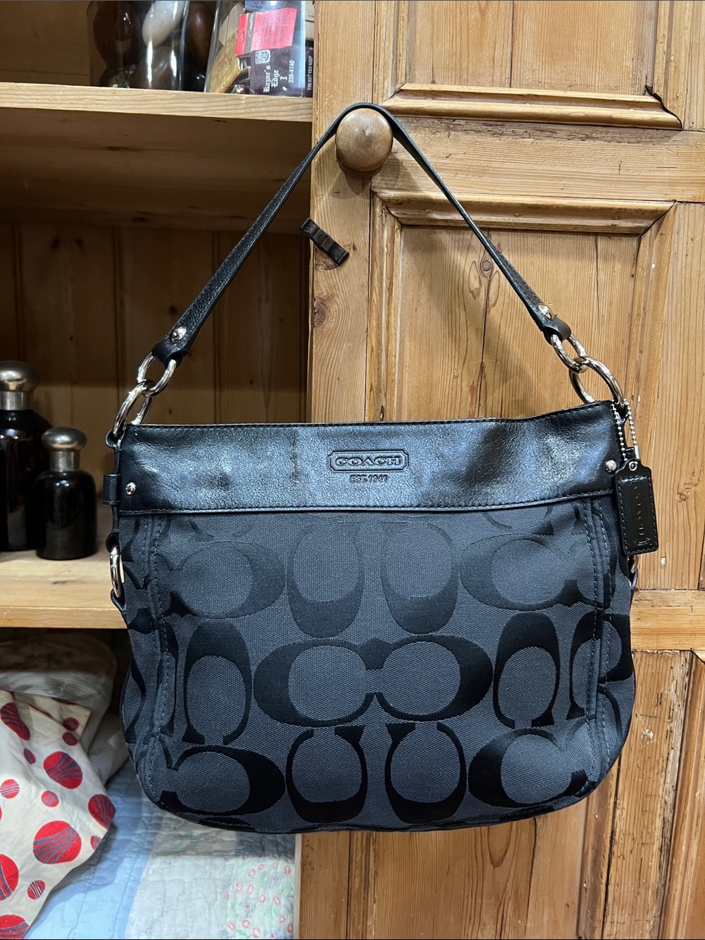 Coach F14708 Zoe Signature Hobo Bag